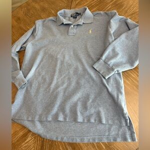 Polo Ralph Lauren Heather blue long sleeve Polo Shirt